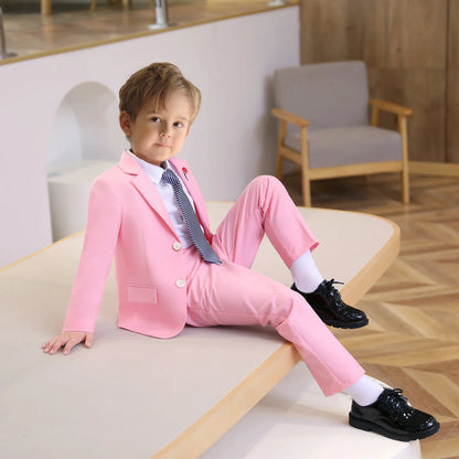 Little Boys’ Handsome Outfit – 3-Piece Suit for Weddings & Parties