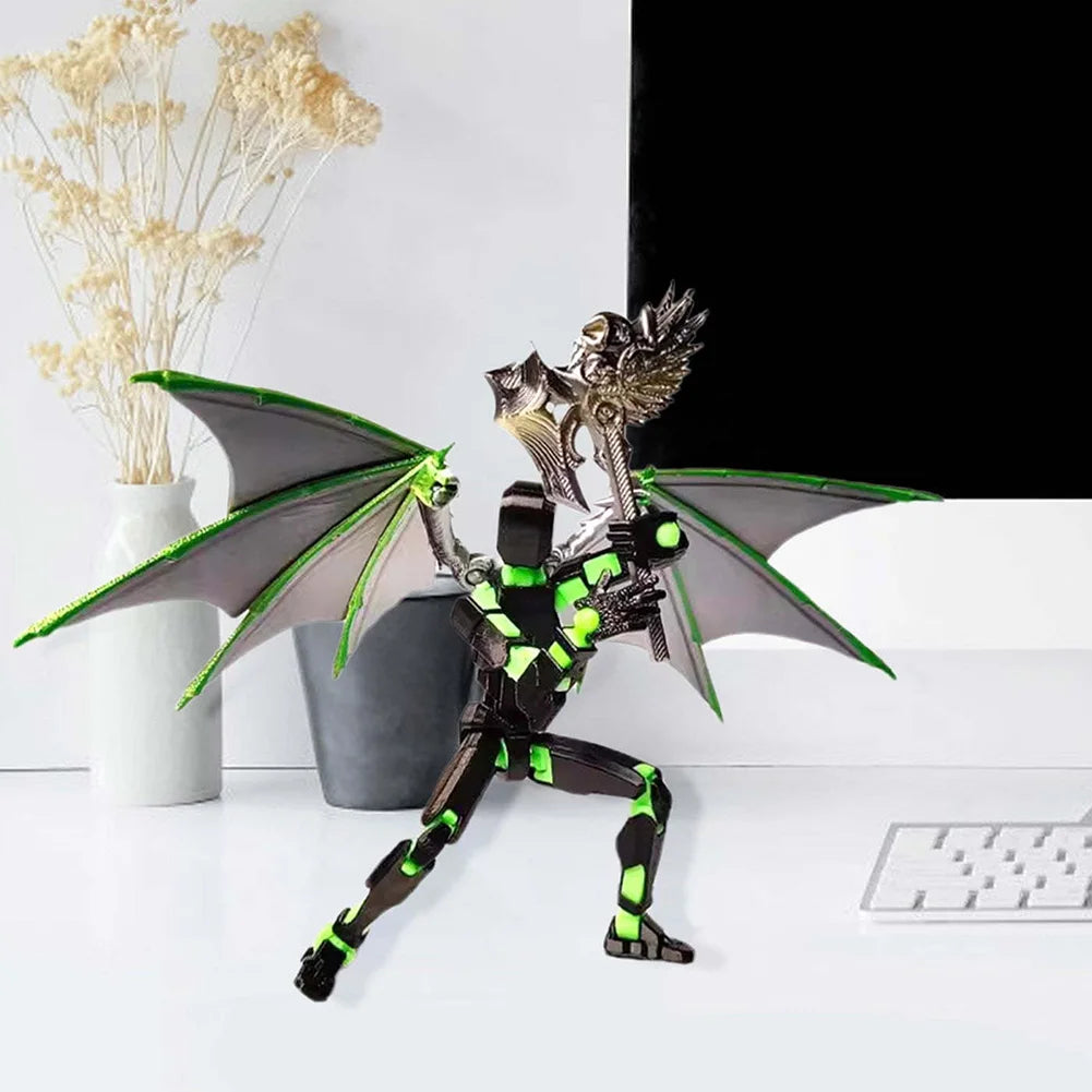 Desk Toy & Gift – 3D Multi-Jointed Action Figure for Him