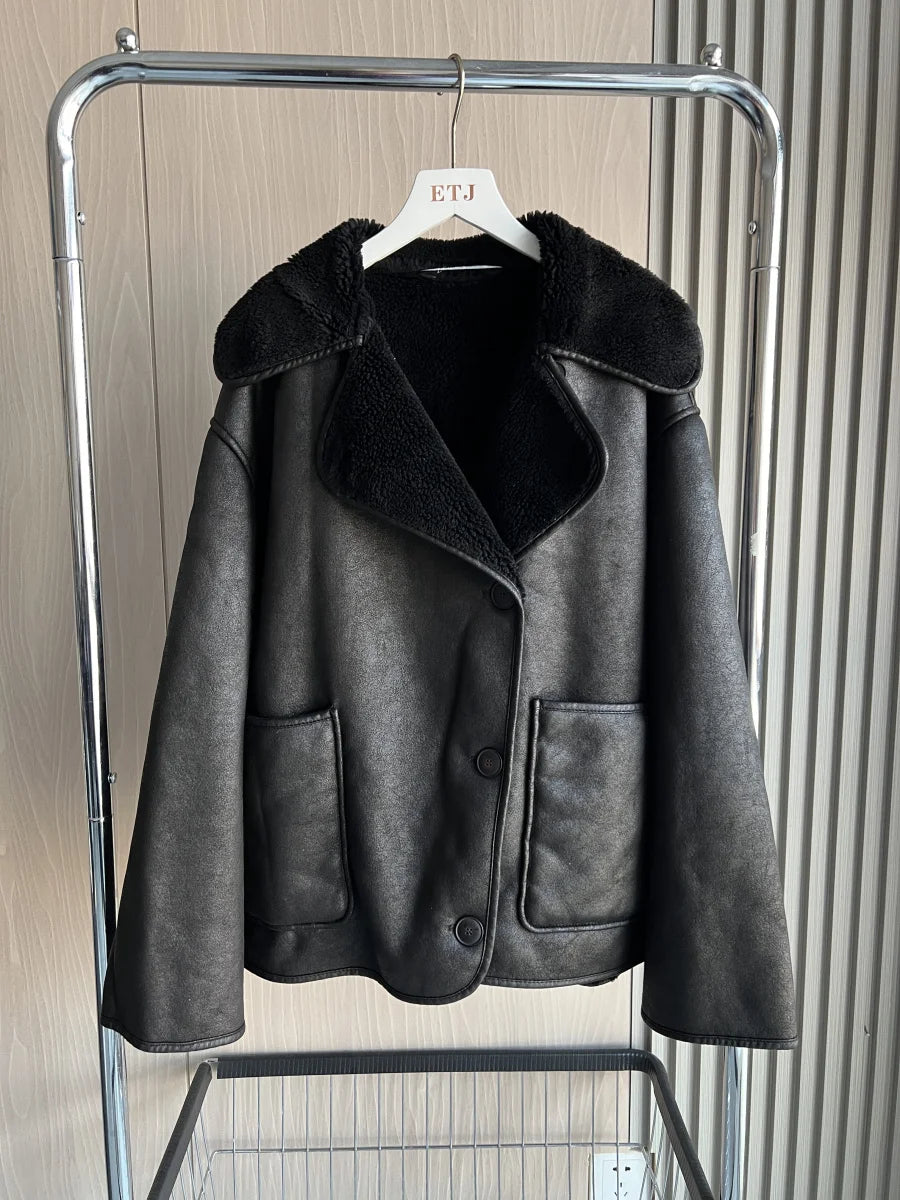 Bold & Warm: Double-Sided Fall Coat