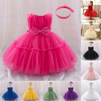 Baby Girl 1st Birthday Dress – Tulle Princess Gown