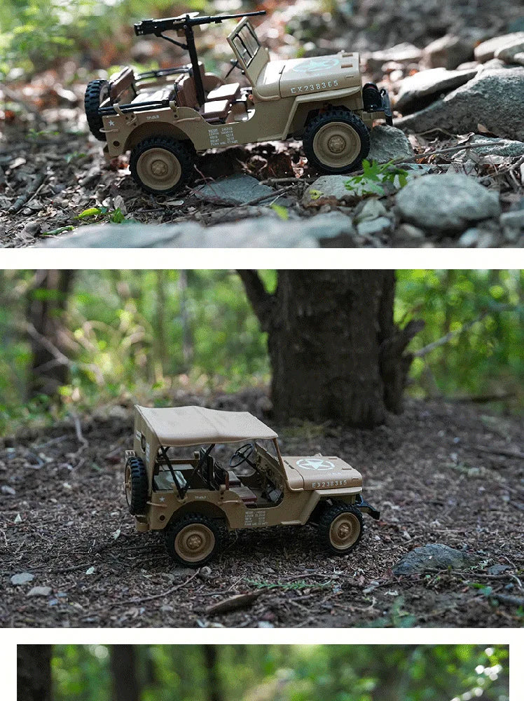 1:14 RC Military Car – HG4-58 4WD Electric Off-Road Model