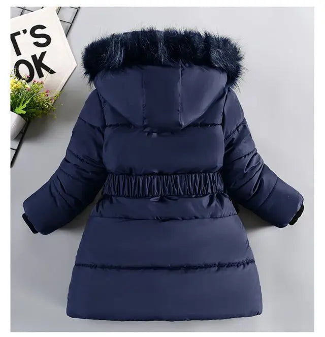 Kids’ Hooded Padded Coat – Thick & Cozy Winter Wear