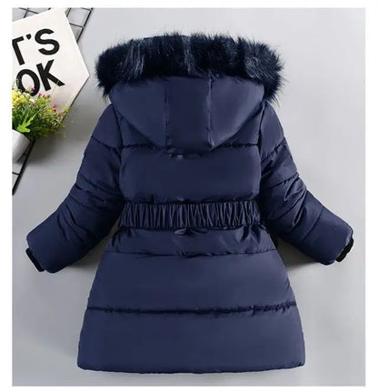Kids’ Hooded Padded Coat – Thick & Cozy Winter Wear