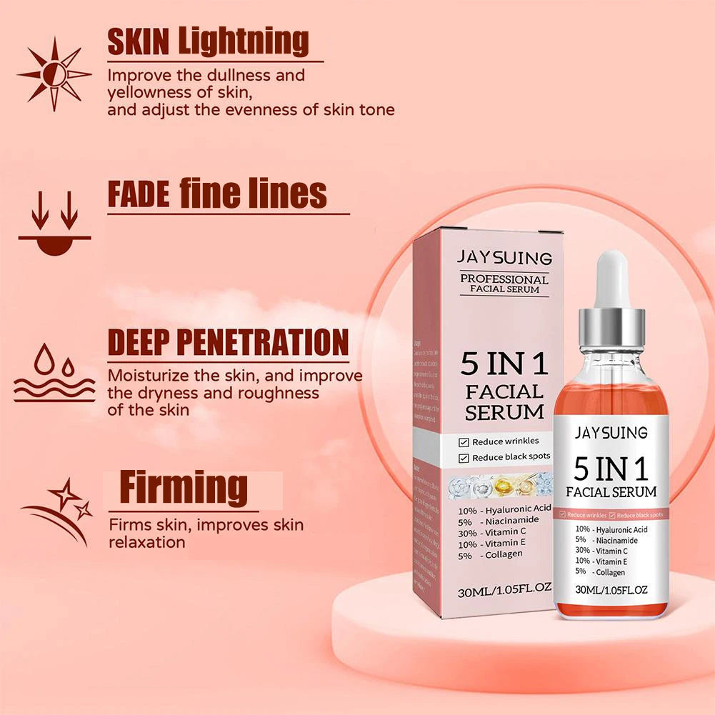 5-in-1 Radiance Booster: Firming & Moisturizing Face Serum