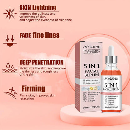 5-in-1 Radiance Booster: Firming & Moisturizing Face Serum