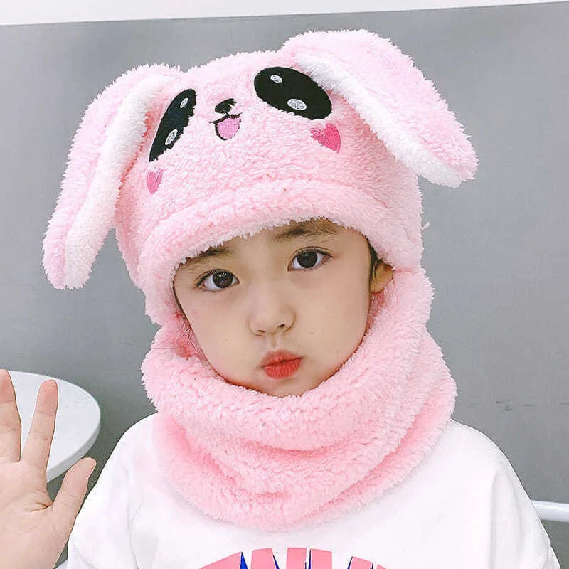 Baby & Kids Fleece Rabbit Winter Hat