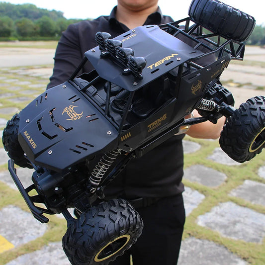 4WD Off-Road RC Car – High-Speed Buggy Truck with LED Lights