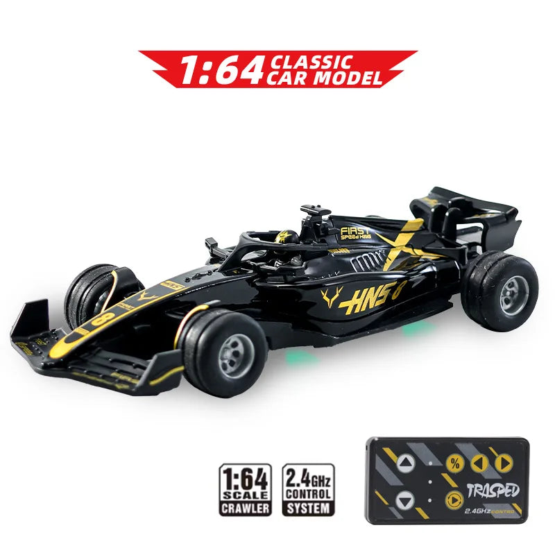 Mini RC Formula Car – Die-Cast 1:64 Racing Toy for Boys & Christmas