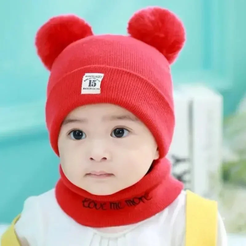 Warm Baby Knit Hat – Toddler Winter Set