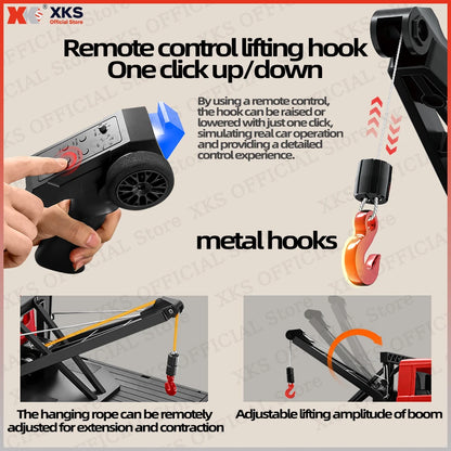 MN82T RC Truck – 1:12 Scale Off-Road Climbing Car for Christmas Gift