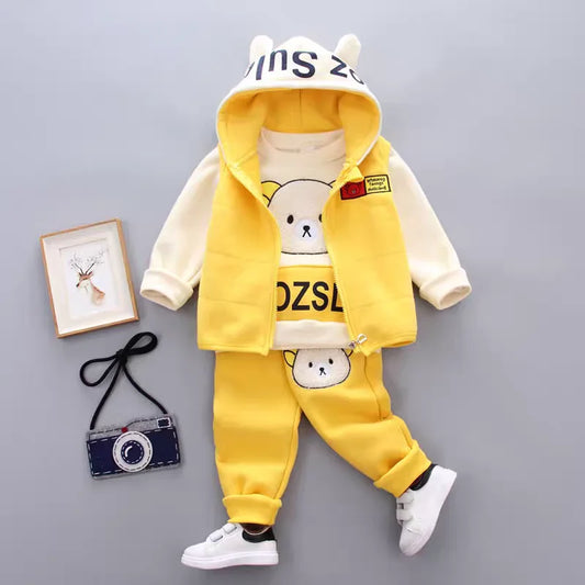 Kids 3PCS Casual Clothing Set – Autumn/Winter