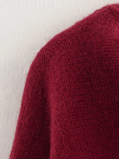 Autumn Chic: Knit Scarf Jacket for Women