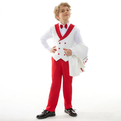 Boys’ Dresswear Outfit – 4-Piece Wedding & Birthday Formal Suit
