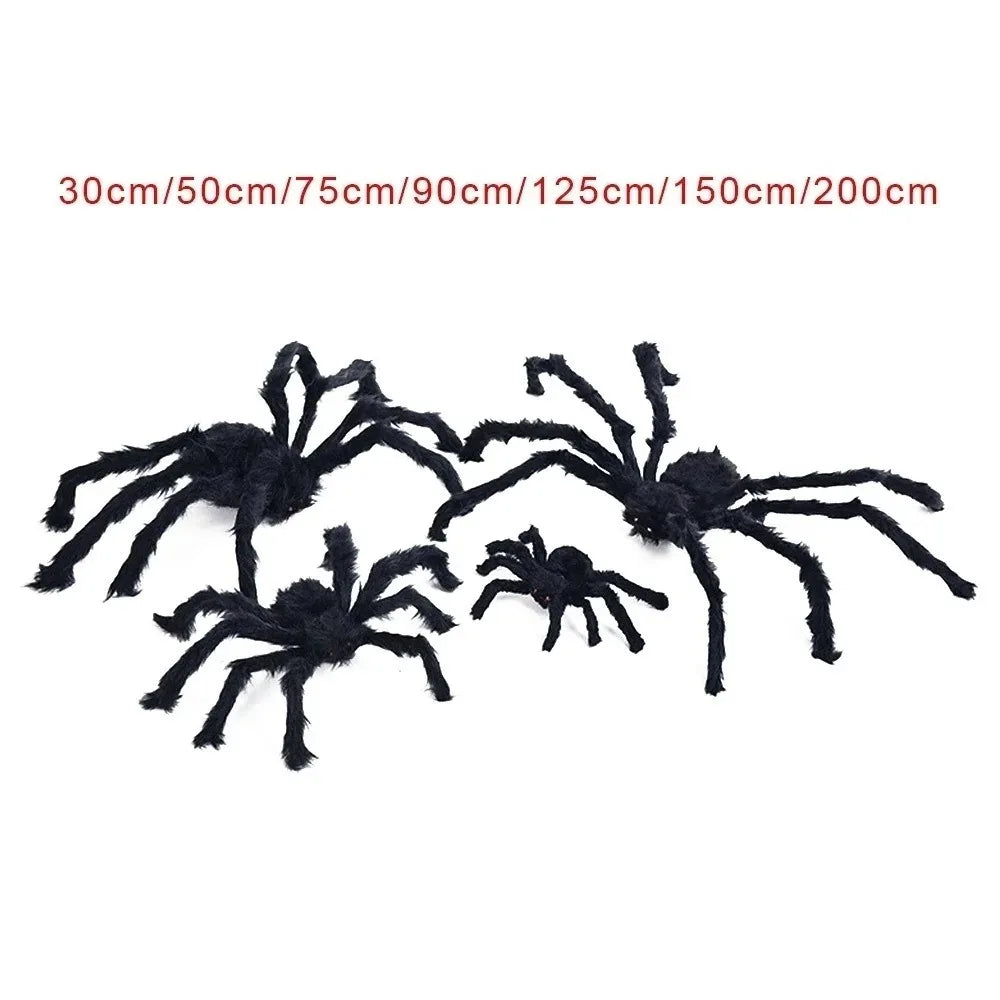 Giant Plush Spiders: Creepy Crawlers for Ultimate Halloween Scares!