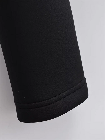 Modern Edge: Spliced Cotton Jacket with Stand Collar