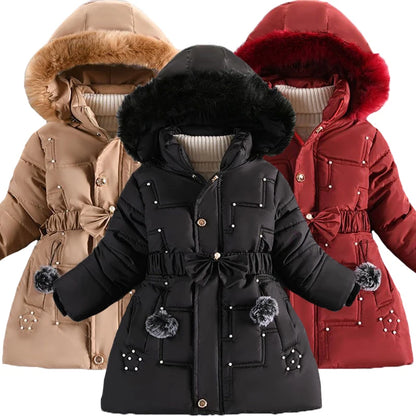 Kids’ Hooded Padded Coat – Thick & Cozy Winter Wear