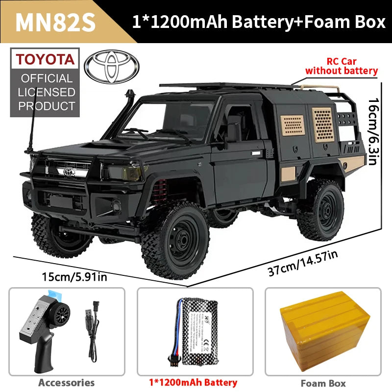 RC Pickup Truck MN82 – 1/12 Scale 4WD Off-Road Toy Car