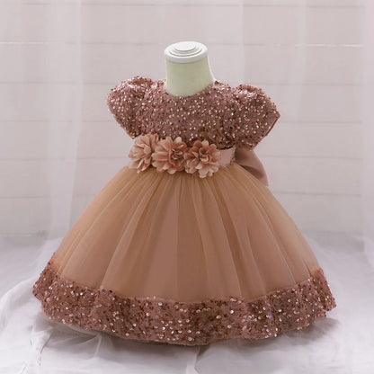 Infant Girl Special Occasion Dress – Baptism & Christmas