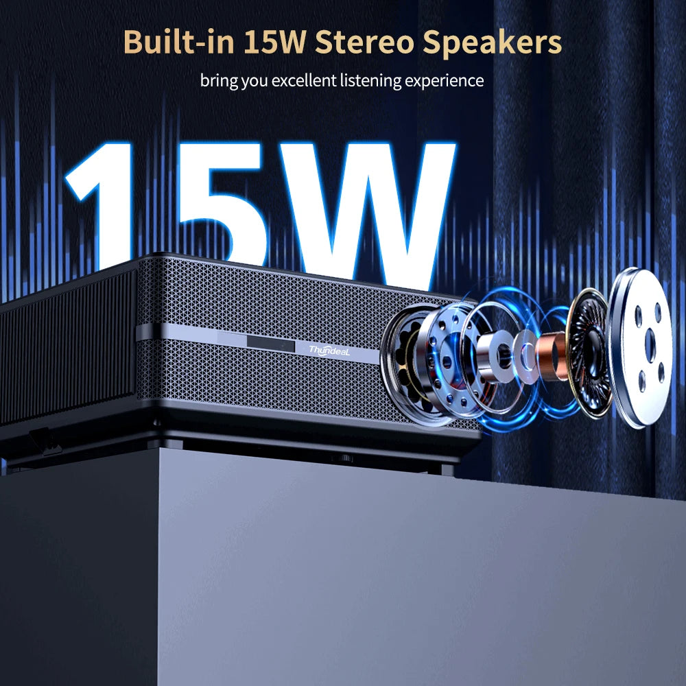 ThundeaL TD98W: Native 1080P Full HD Android Projector (4K Support)