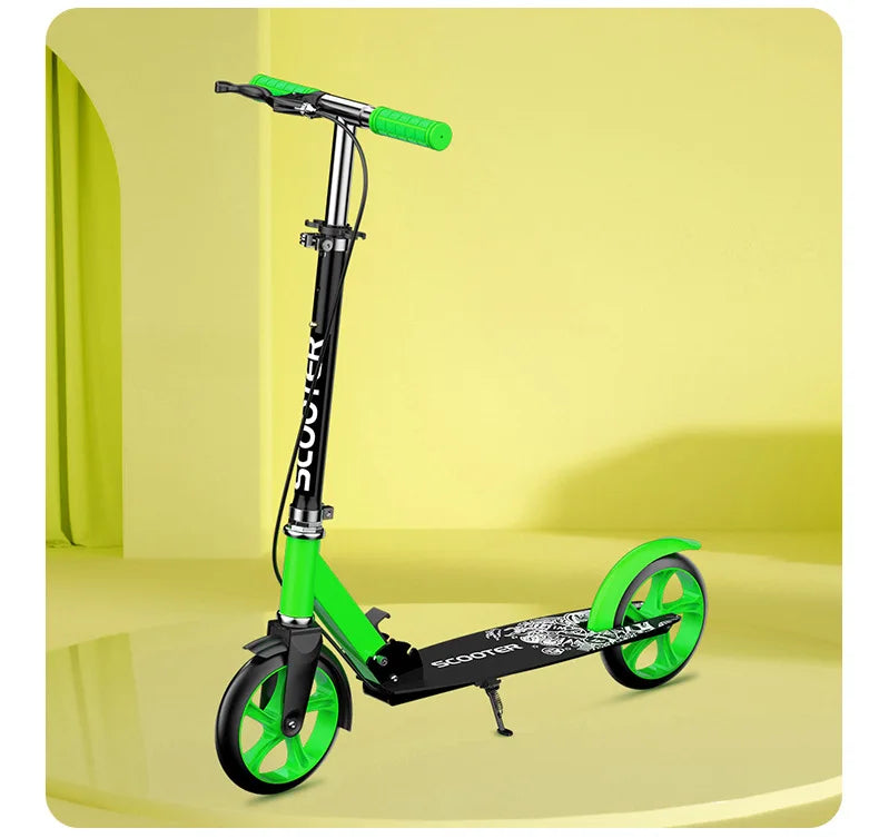 Foldable Two-Wheeled Scooter – Perfect for Kids, Teens, and Adults