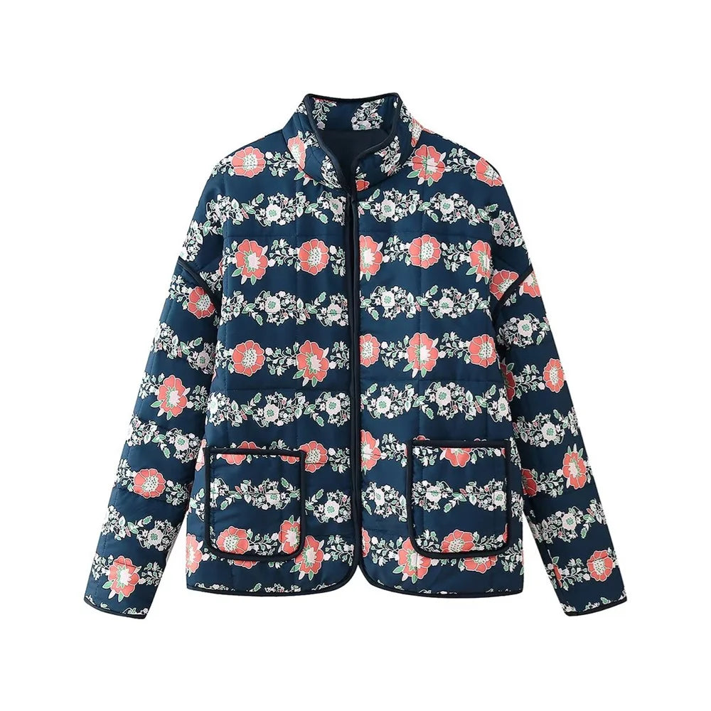 Button-Decor Quilted Jacket – 2025 Casual Fashion Coat
