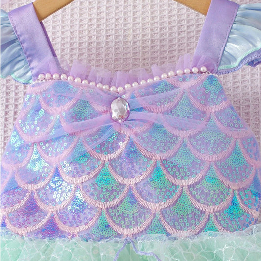 Princess Sequin Dress – Baby Girl Summer Fantasy
