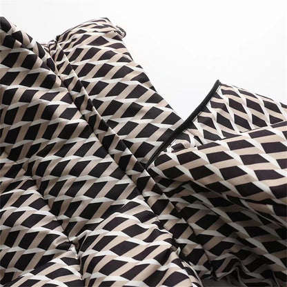 Women's Ski Style Cotton Jacket – Winter Slim Fit