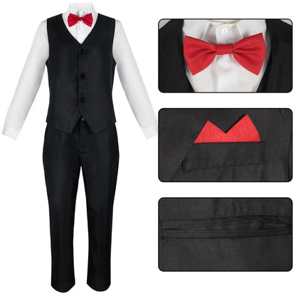 Full Set Jigsaw Costume – Saw Horror Movie Cosplay for Halloween