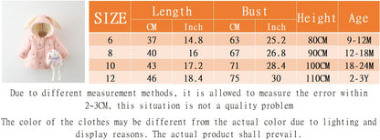 Toddler Bunny Coat – Autumn/Winter Wear