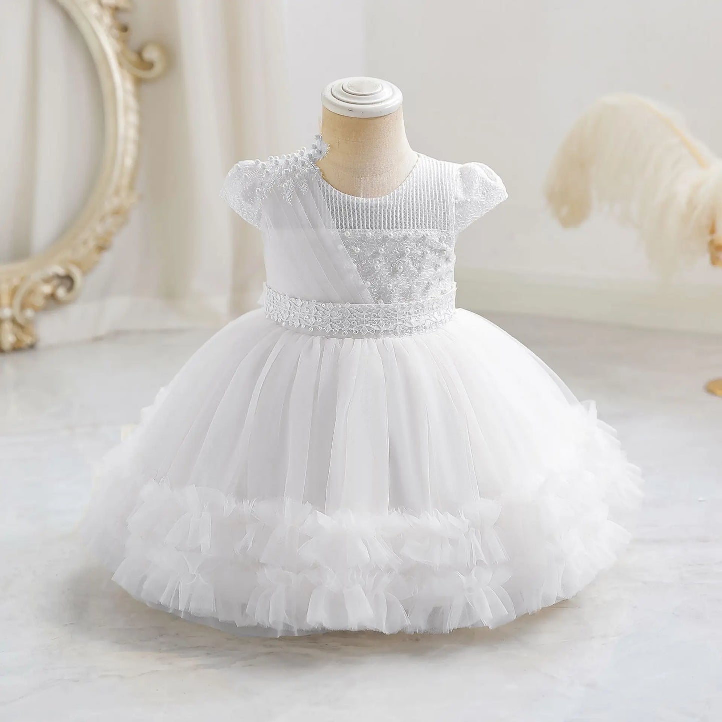 Baby Girl Birthday Dress – Princess Tulle Gown