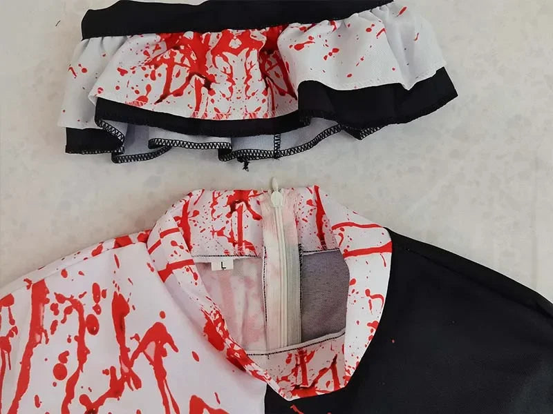 Horror Clown Costume – Terrifier 3 Bloody Jumpsuit for Halloween