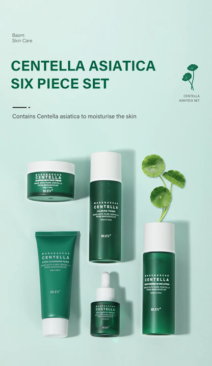 Centella Radiance: Complete Korean Skin Care Set for Youthful Glow