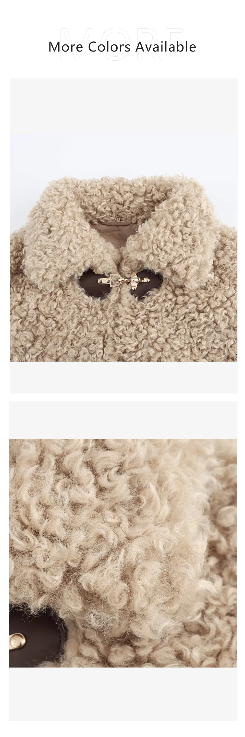 Chic Flip Collar Winter Jacket for Women