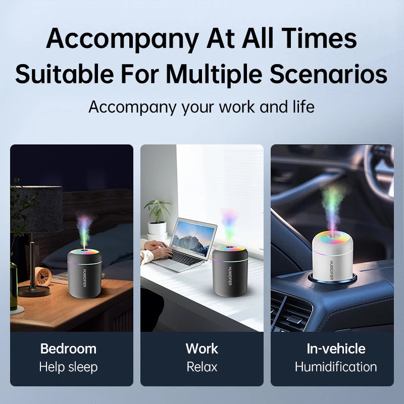 Mini USB Air Humidifier: Aromatherapy Anywhere