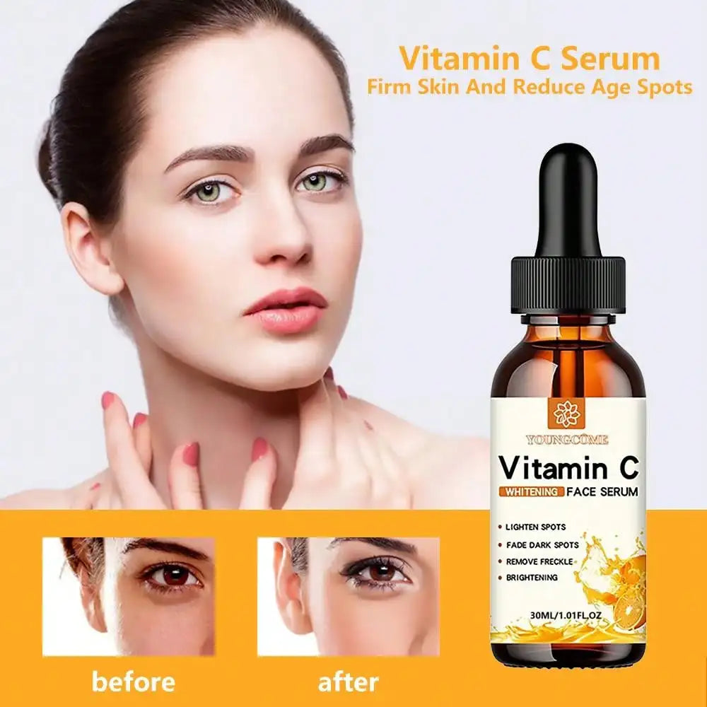 Brighten & Repair: Vitamin C Facial Essence with Hyaluronic Acid