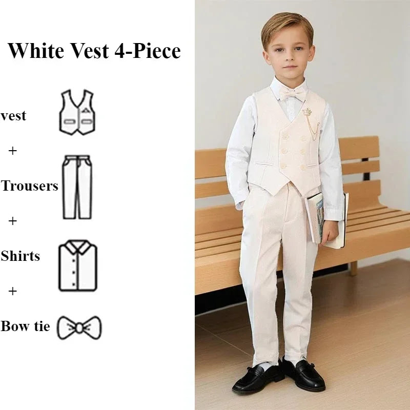 Boys’ Classic Formal Wear – Wedding, Birthday & Evening Outfit