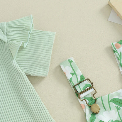 Sweet Baby Girl Summer Clothing Set 3Pcs