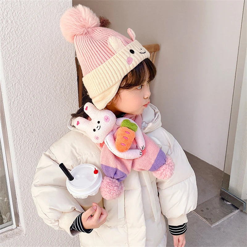 Warm Knit Bear Hat – Baby & Toddler Cap
