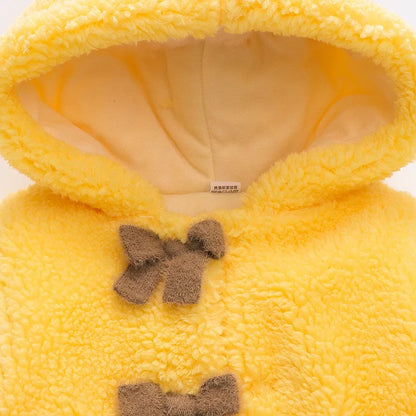 Baby Solid Color Fleece Jacket – Cozy Wear