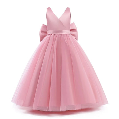 Elegant Girls Long Prom & Party Dress (5–14Y)