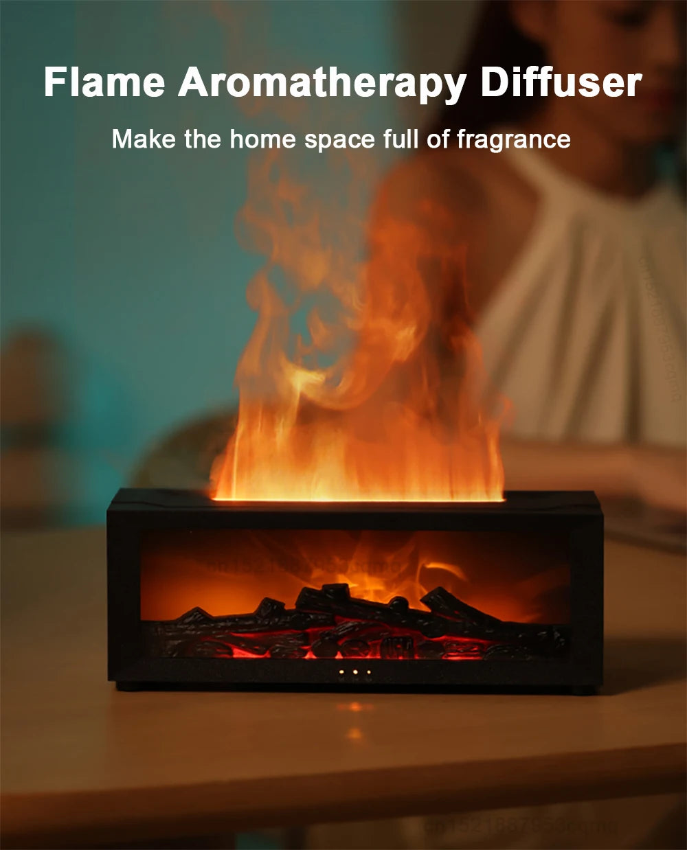 Flame Aroma Humidifier: Stylish, Soothing, Smart