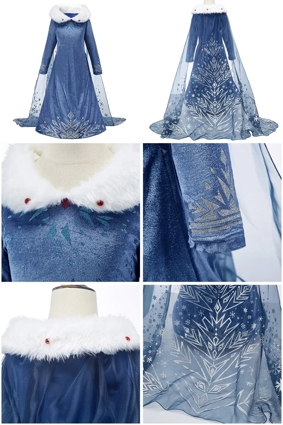 Baby Princess Dress: Elsa & Anna-Inspired Fantasy for Birthdays & More