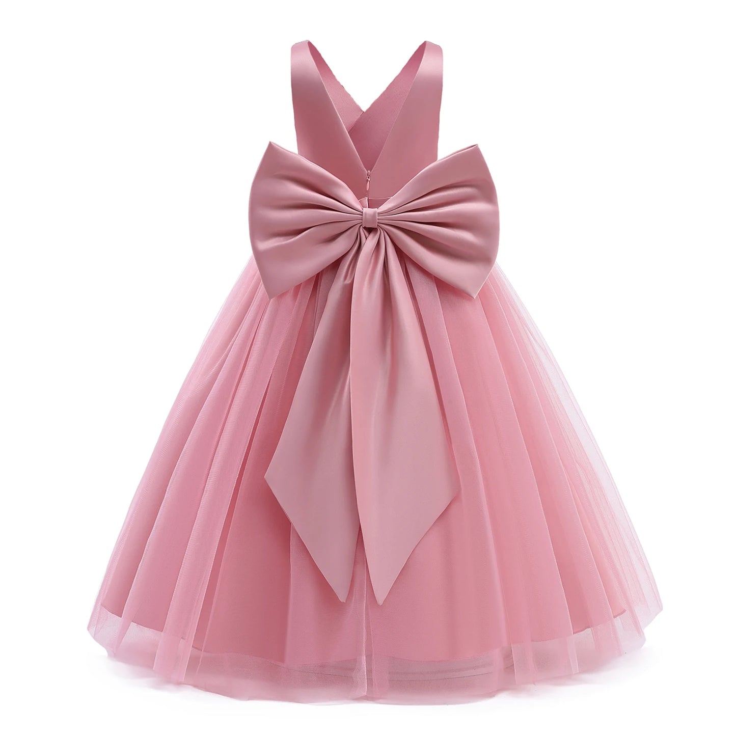 Elegant Girls Long Prom & Party Dress (5–14Y)