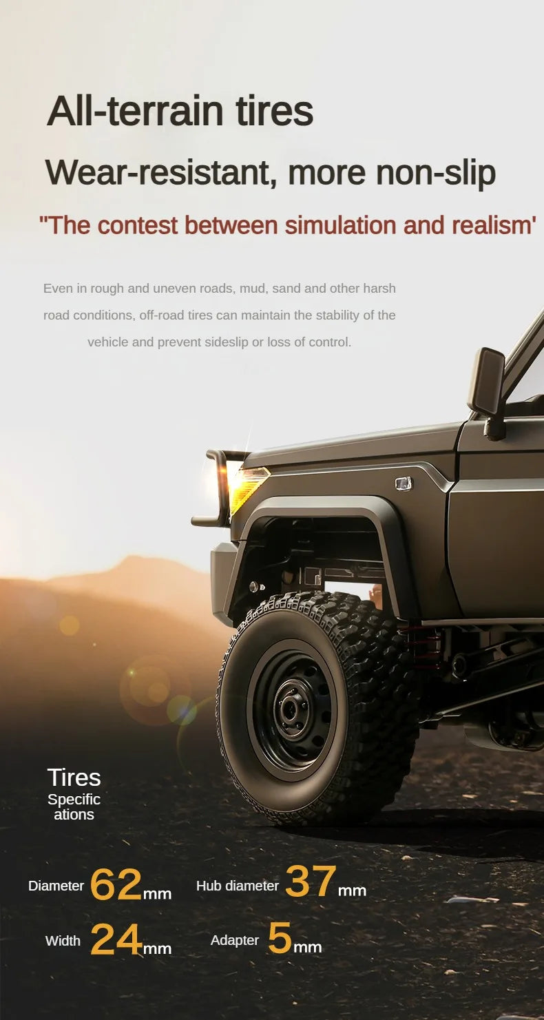 RC Pickup Truck MN82 – 1/12 Scale 4WD Off-Road Toy Car