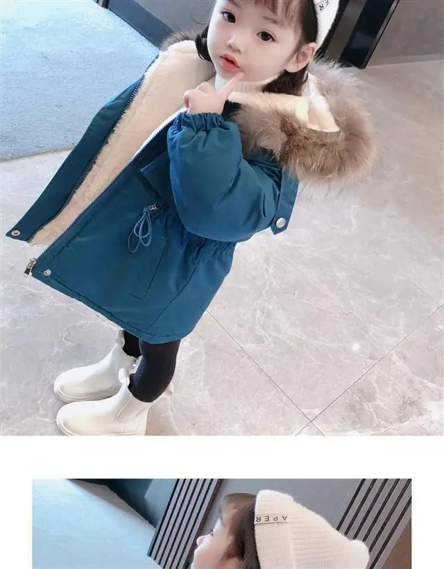 Children’s Thick Winter Jacket – Korean Fashion