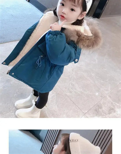 Children’s Thick Winter Jacket – Korean Fashion