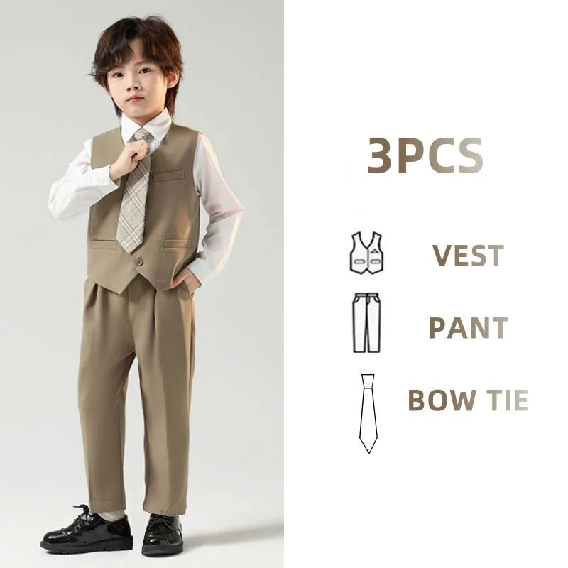 Children’s Handsome Blazer Suit – Slim Fit Formal Set