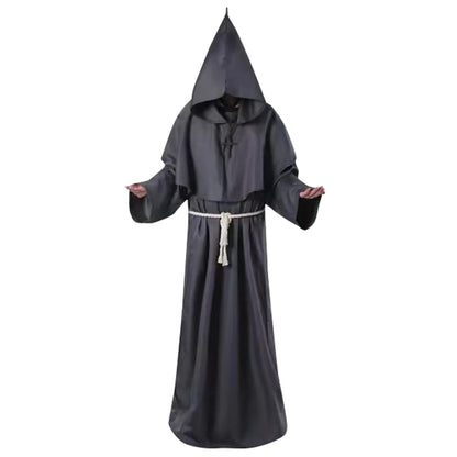 Monk Cosplay Outfit – Medieval Robe for Priest, Wizard & Costume Play