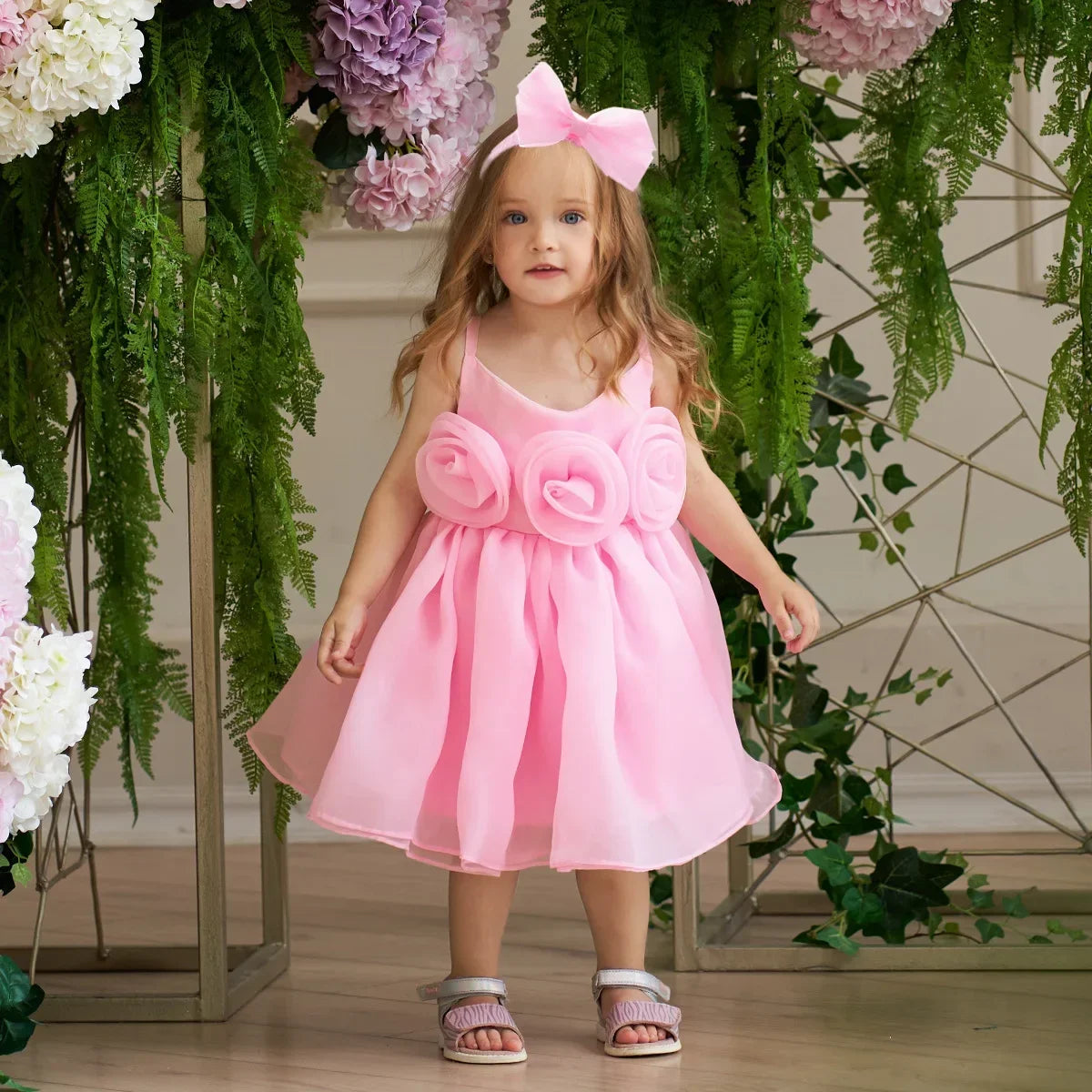 Kids Wedding Dress – Sleeveless Flower Girl Gown