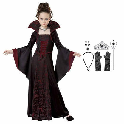 Girls Vampire Halloween Costume – Gothic Tutu Dress